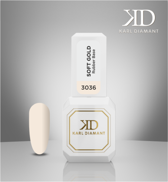 Rubber Base Gel Soft Gold Karl Diamant 11 ml